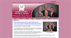 Desktop Screenshot of barilefuneral.com